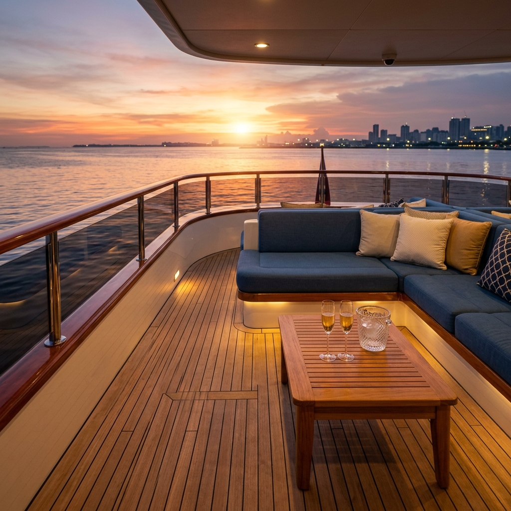 Sunset lounge deck experience